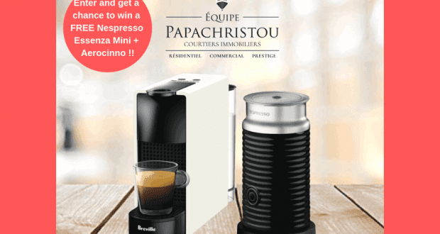 Une machine Nespresso d'une valeur de 250$