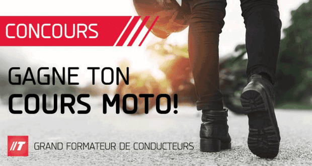 Cours de moto d’une valeur approximative de 1 000 $