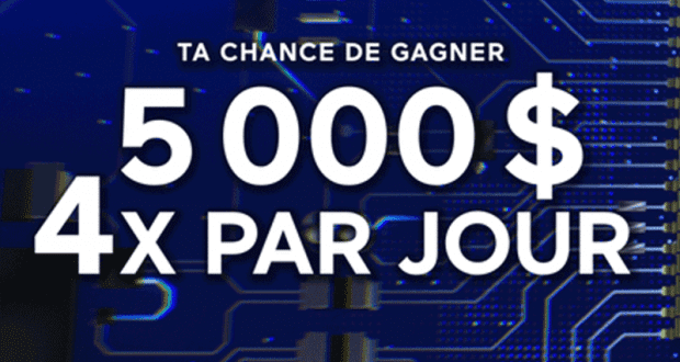 Gagnez 5 000 $ CASH