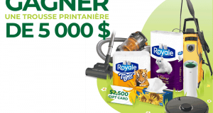 Gagnez une Trousse printanière de 5000$