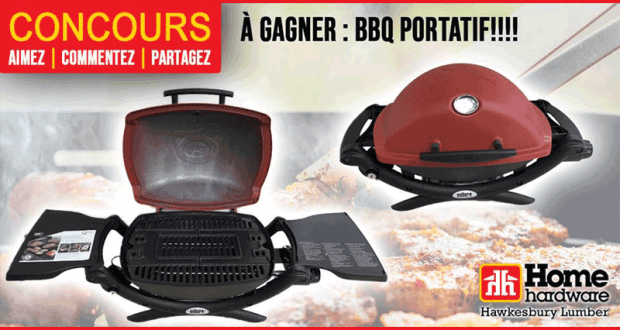 Un BBQ portatif offert par Home Hardware Hawkesbury