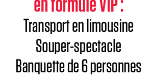 Un Forfait VIP pour 6 personnes (Valeur de 1000 $)