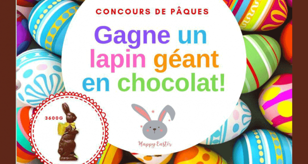 Un lapin GÉANT en chocolat de 3600g