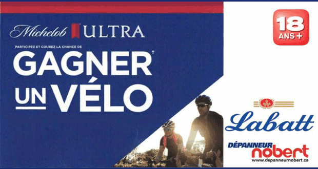 Un magnifique Vélo Michelob ULTRA