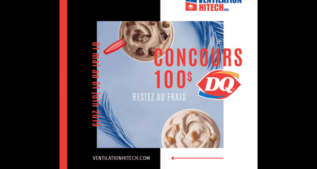 100$ en carte-cadeau de chez DAIRY QUEEN