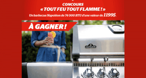 Barbecue Napoléon de 74 000 BTU d’une valeur de 1199$