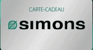 Carte-cadeau Simons de 500 $ + Paire de billets VIP