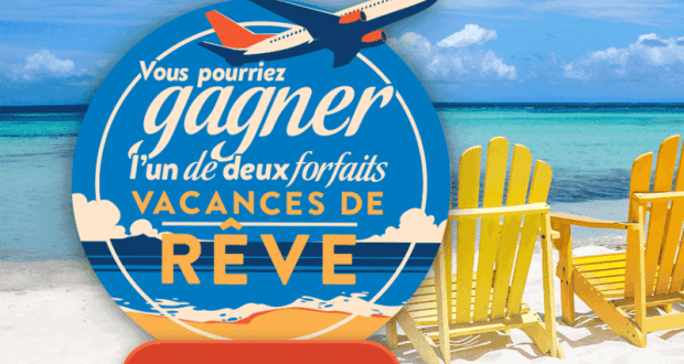 Gagnez 10 000$ pour un forfait vacances ou Croisière