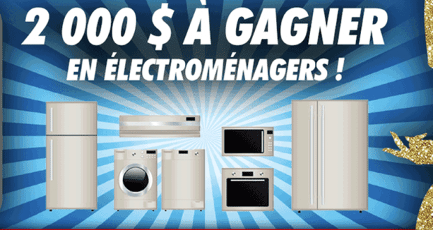 Gagnez 2000 $ en Électroménagers chez Éconoplus