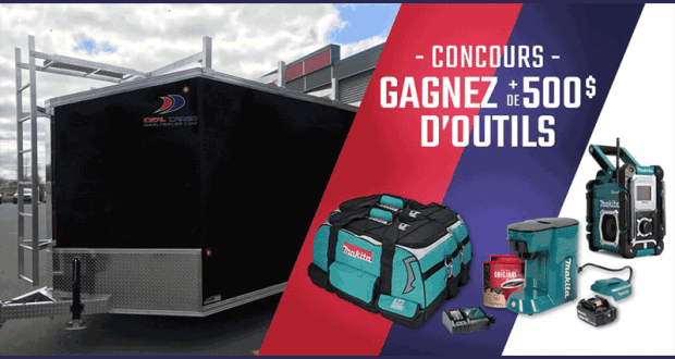 Gagnez Un ensemble Makita d'une valeur de plus de 500$