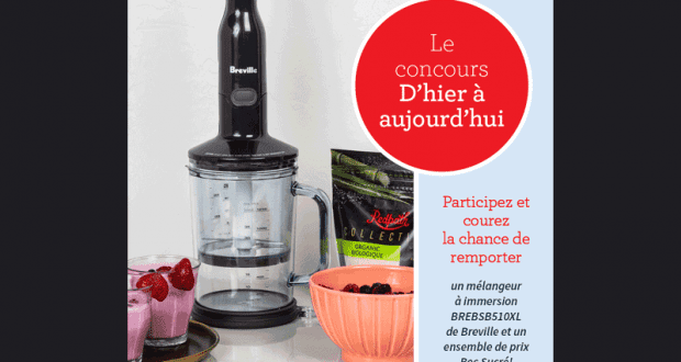 Mélangeur à immersion de Breville et un ensemble de prix Bec Sucré