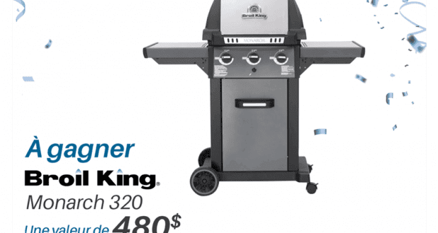 Un Broil King BBQ MONARCH 320 d’une valeur de 480$