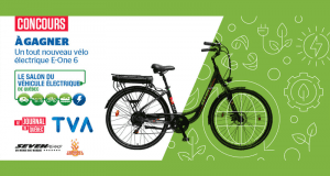 Un vélo électrique E-One 6 d’une valeur de 1 700$