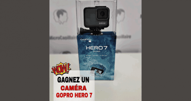 Une CAMÉRA GO PRO HERO 7 d'une valeur de 400$