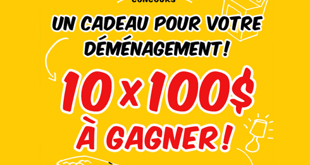 10 chèques-cadeaux EconoMax de 100$