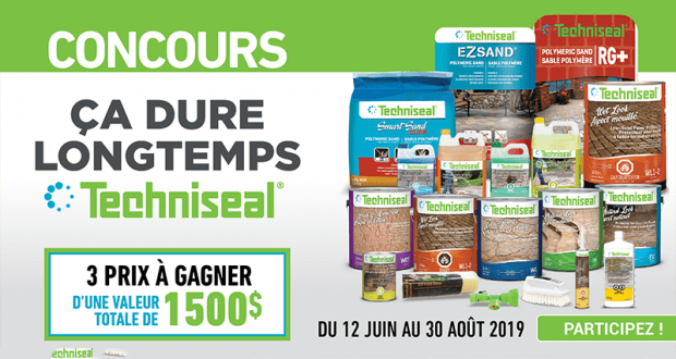 1500 $ en produits Techniseal