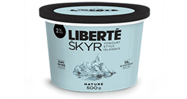 Coupon de 1$ à l’achat d’un emballage de Liberté Skyr