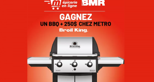Un BBQ Broil King Signet 320 + 250$ d'épicerie Metro