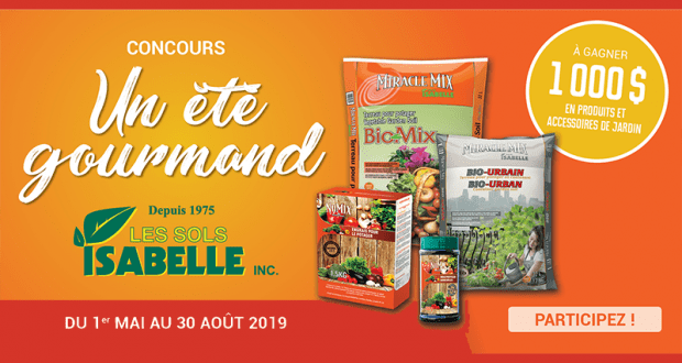 1000$ en produits et accessoires de jardins