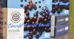 24 boîtes bleuets enrobés de chocolat des Pères Trappiste