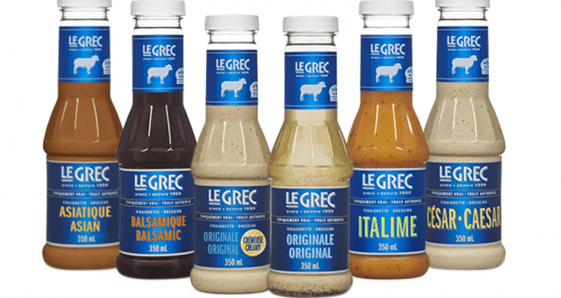 Coupon de 1$ à l'achat d'une vinaigrette Le Grec