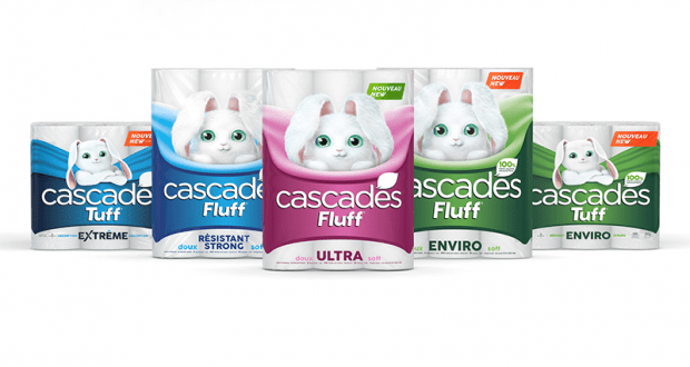 Coupon de 1$ sur tous les produits Cascades Fluff & Tuff