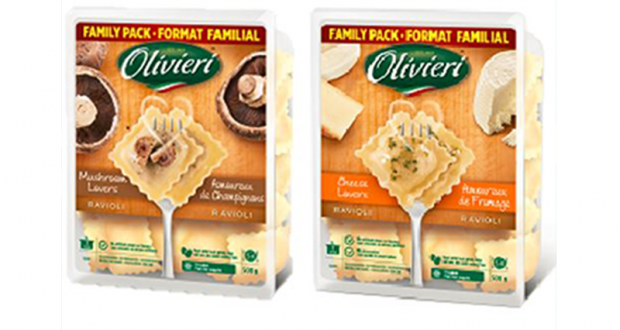 Coupon de 2$ à l’achat de pâtes ou sauces Olivieri