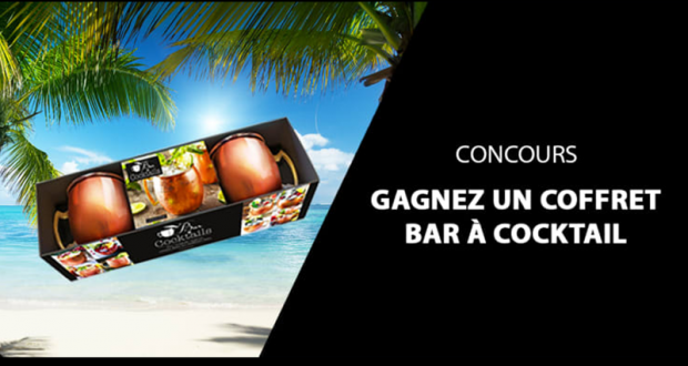 Gagnez Le Coffret bar à cocktails de Marabout