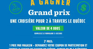 Gagnez une croisière pour 2 sur le fleuve Saint-Laurent (4 000 $)