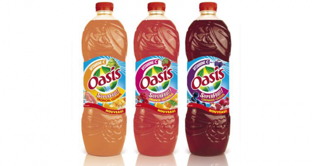 Jus Oasis ou boisson Fruité à 88¢
