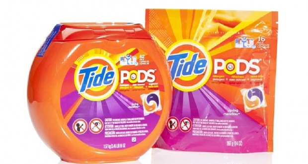 Paquet de 13 capsules Tide Pods à 1.99$