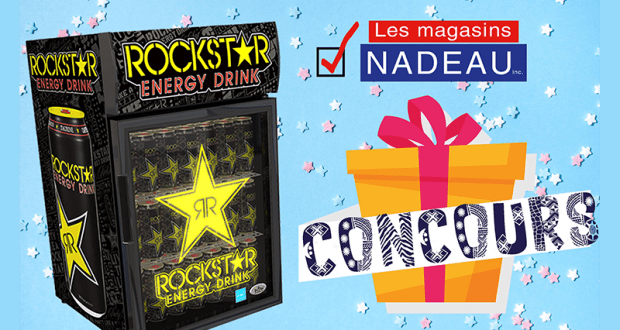 Un frigo Rockstar avec 84 canettes Rockstar de ton choix