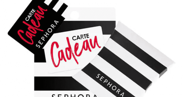 Une carte-cadeau Sephora de 200$