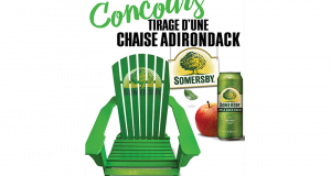 Une chaise Adirondack aux couleurs de Somersby