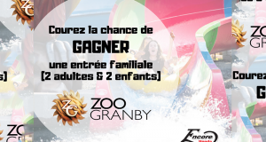 Une entrée familiale (2 adultes et 2 enfants) au Zoo de Granby