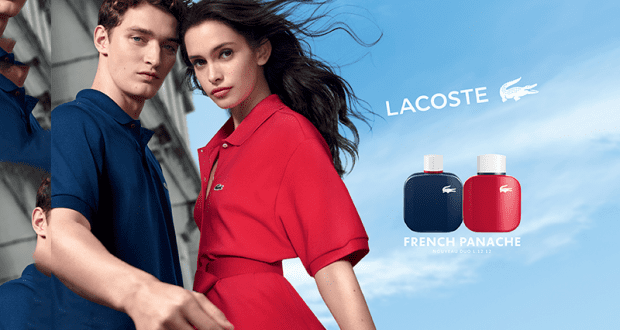 Échantillons Gratuits du parfum Eau de Lacoste French Panache