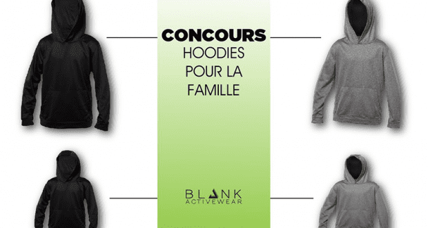 4 hoodies pour toute la famille