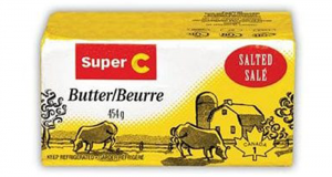 Beurre salé Super C 454g à 2.97$