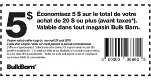 Bulk Barn Coupon Rabais