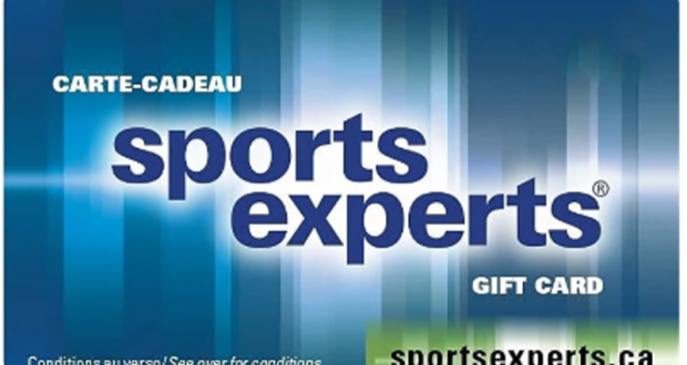 Carte-cadeau de 1 000$ dans les magasins Sports Experts