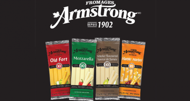 Coupon de 1$ sur les bâtonnets de fromage Armstrong