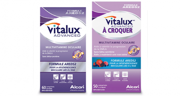 Coupon de 2$ à l’achat d’un produit VITALUX Advanced