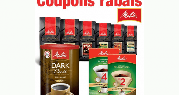 Coupons Rabais sur des produits Melitta