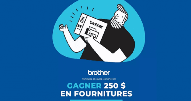 Gagnez 1 des 3 prix de 250 $ en fournitures Brother