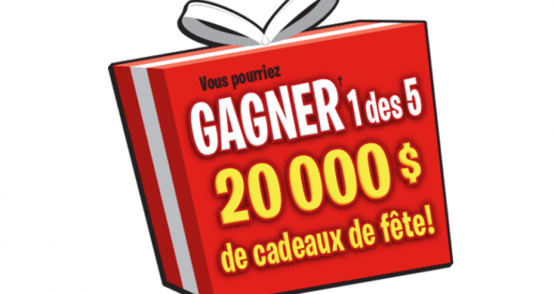 Gagnez 1 des 5 Grands prix de 20 000$ chacun