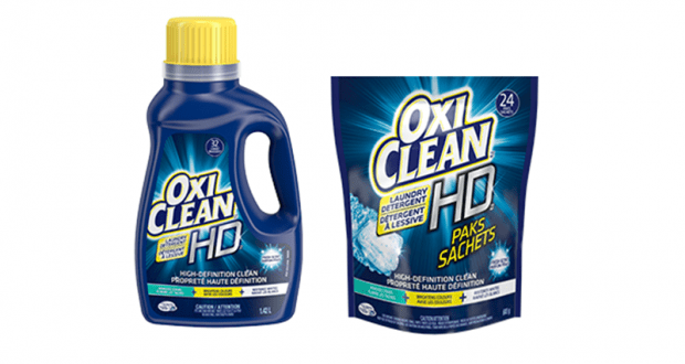 Rabais de 1.50$ sur tout détergent à lessive Oxiclean