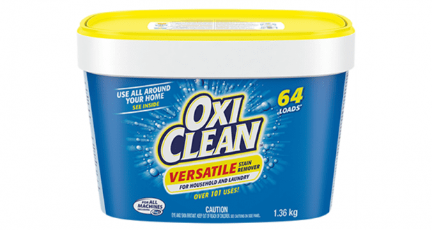 Rabais de 3$ sur toute poudre détachante Oxiclean