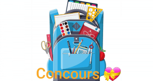 Un Sac à dos remplie d'effets scolaire