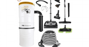 Un aspirateur central complet de marque RhinoVac