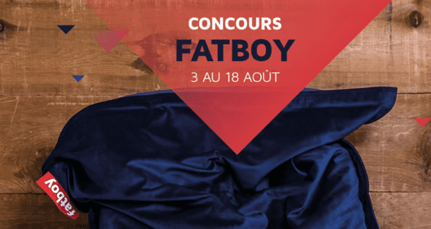 Un bean bag FATBOY en velours